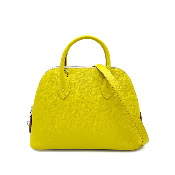 HERMES BOLIDE 1923 25 LIME MAUVE SYLVESTRE NATA EPSOM HAND SHOULDER BAG U 90273887 - PURPOSE