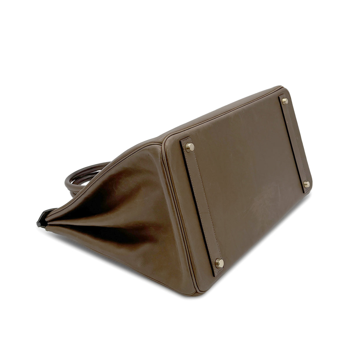 HERMES BIRKIN 40 OLIVE VEAU BARENIA HAND BAG □E GHW 90273888