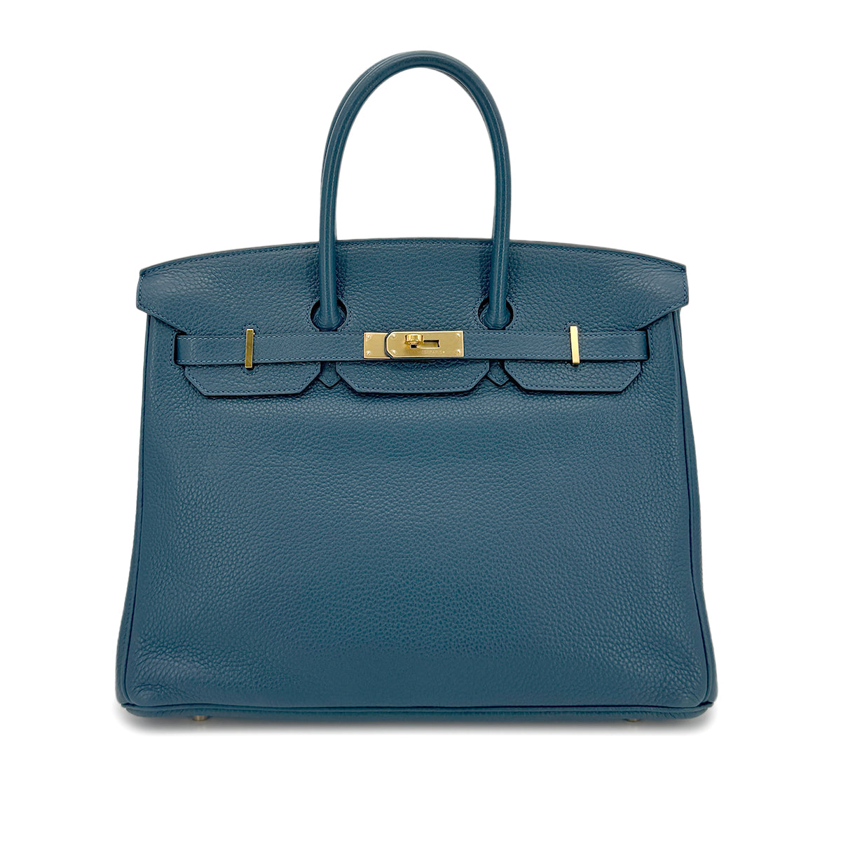 HERMES BIRKIN 35 COLVERT TAURILLON CLEMENCE HAND BAG □R GHW 90273889