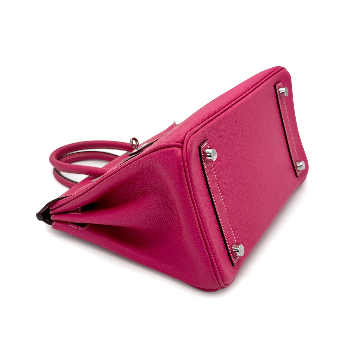 HERMES CANDY BIRKIN 25 ROSE TYRIEN RUBIS VEAU EPSOM HAND BAG □O SHW 90273892