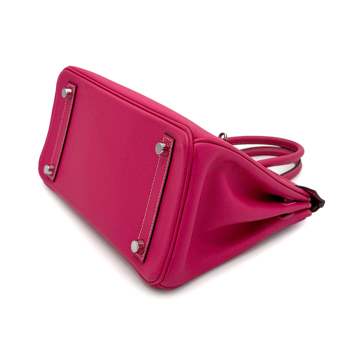 HERMES CANDY BIRKIN 25 ROSE TYRIEN RUBIS VEAU EPSOM HAND BAG □O SHW 90273892