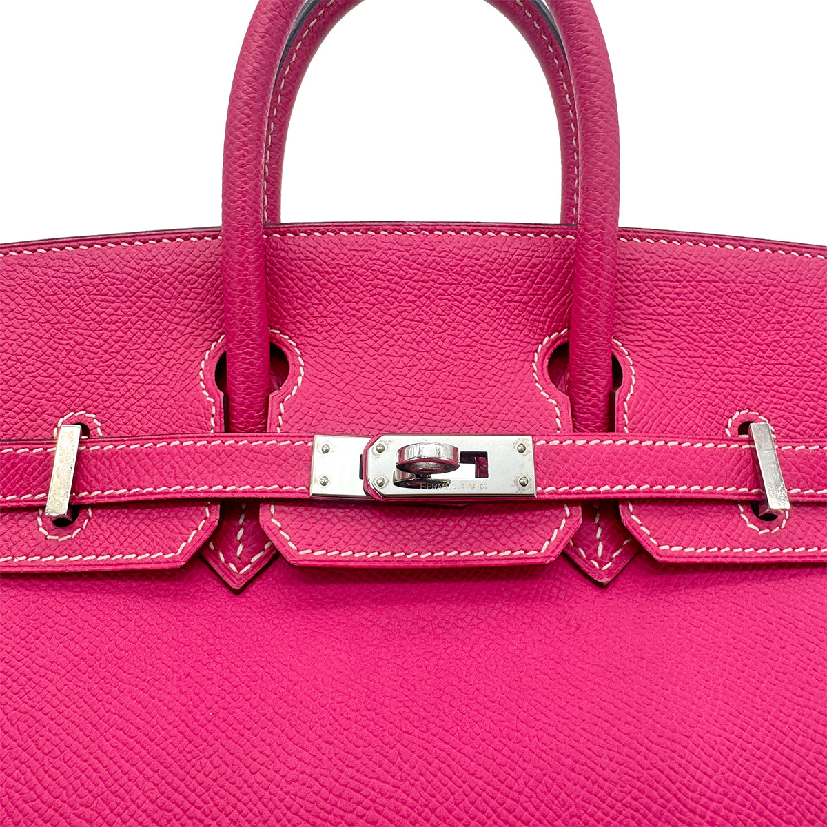 HERMES CANDY BIRKIN 25 ROSE TYRIEN RUBIS VEAU EPSOM HAND BAG □O SHW 90273892