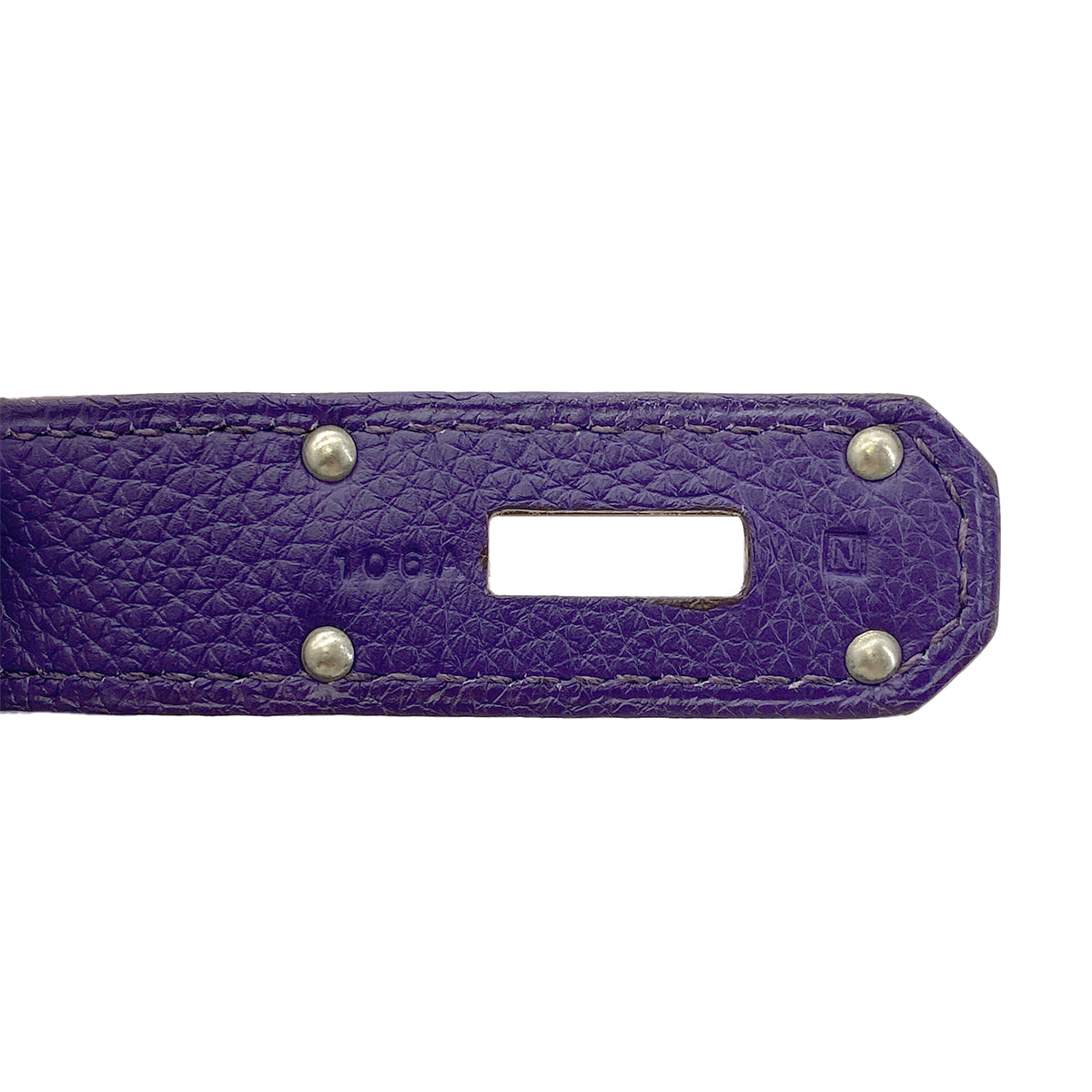 HERMES SHOULDER BIRKIN 42 ULTRA VIOLET TAURILLON CLEMENCE HAND BAG □N SHW 90273893