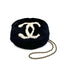 CHANEL VINTAGE COCOMARK ARM WARMER CHAIN SHOULDER BAG BLACK FUR 90273898 - PURPOSE