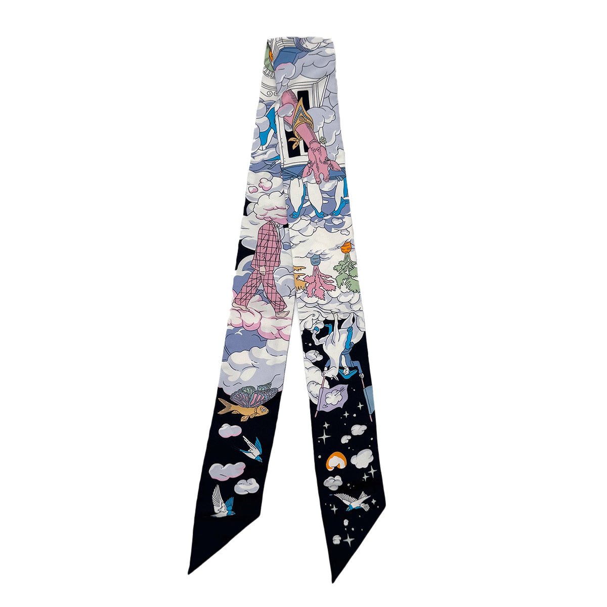 HERMES TWILLY SUR MON NUAGE SCARF MULTICOLOR 90273907