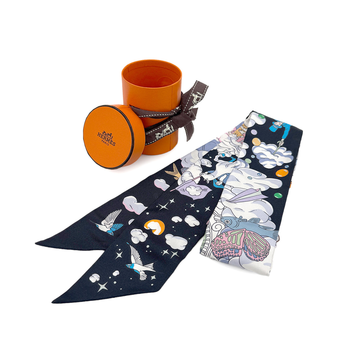 HERMES TWILLY SUR MON NUAGE SCARF MULTICOLOR 90273907