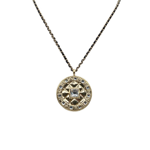 CHANEL NECKLACE LOGO RHINESTONE ACCESSORY B20C 90273912 - PURPOSE