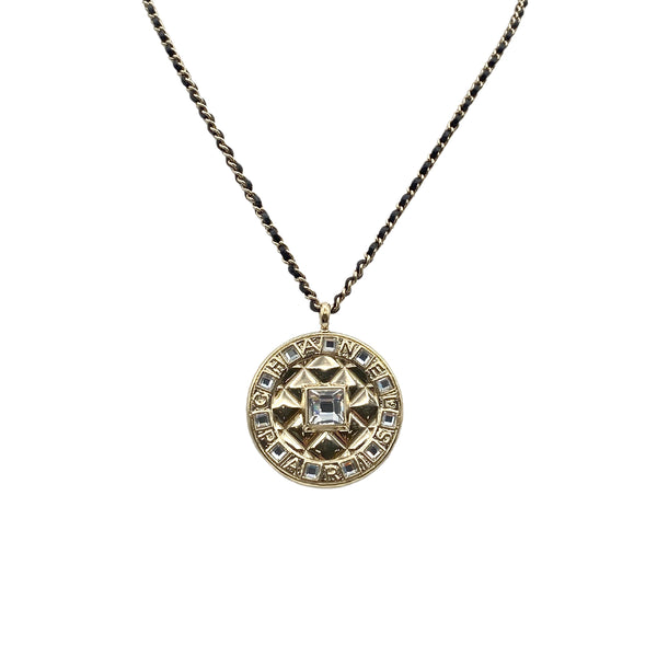 CHANEL NECKLACE LOGO RHINESTONE ACCESSORY B20C 90273912 - PURPOSE