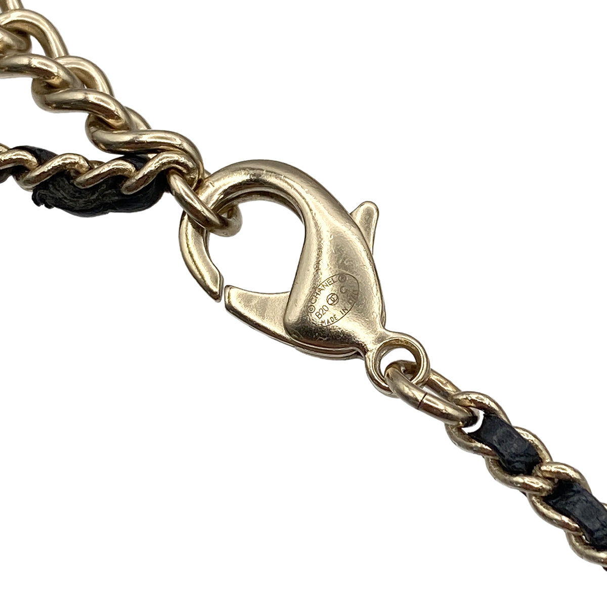 CHANEL NECKLACE LOGO RHINESTONE ACCESSORY B20C 90273912