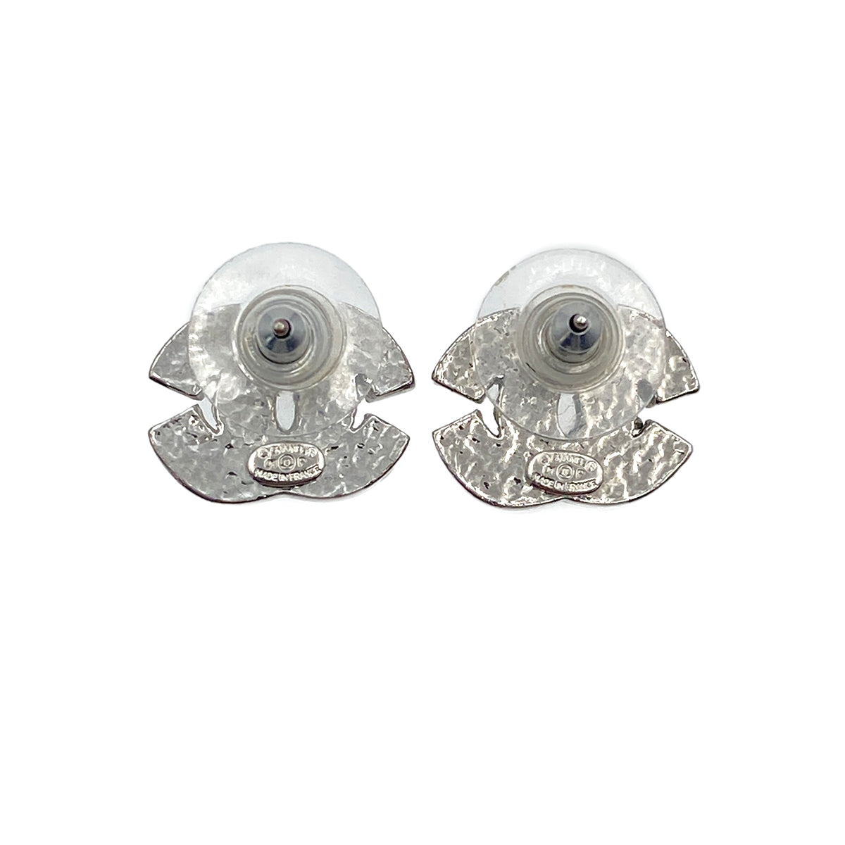CHANEL EARRINGS COCOMARK RHINESTONE ACCESSORY 01P 90273915