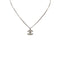 CHANEL NECKLACE COCOMARK RHINESTONE SILVER ACCESSORY 10V 90273937 - PURPOSE