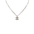CHANEL NECKLACE COCOMARK RHINESTONE SILVER ACCESSORY 10V 90273937 - PURPOSE