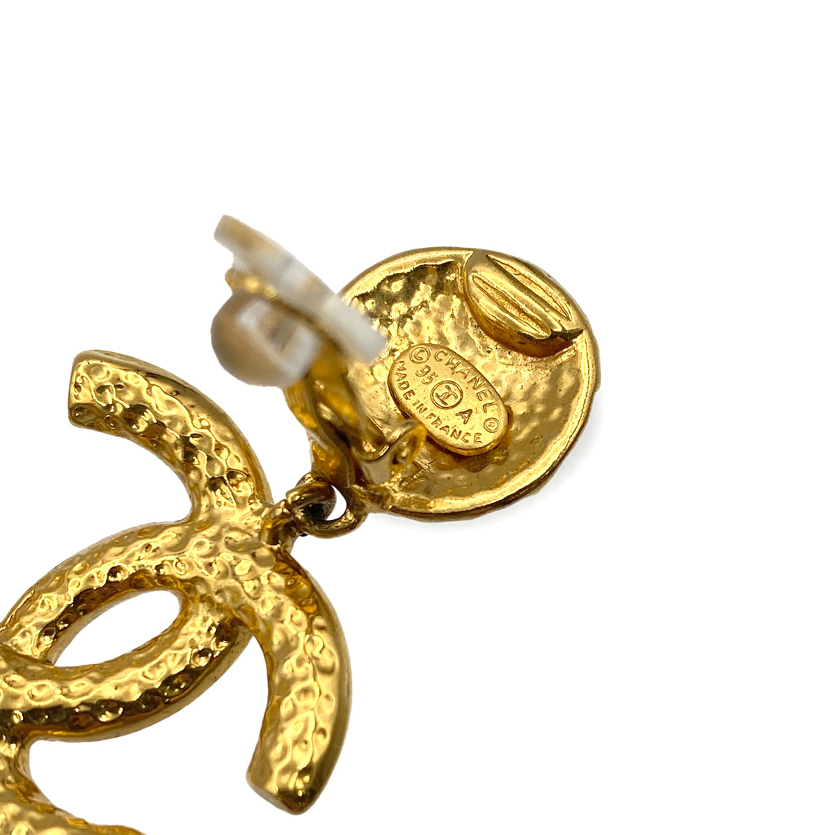 CHANEL VINTAGE EARRINGS COCOMARK SWING ACCESSORY 95A 90273940