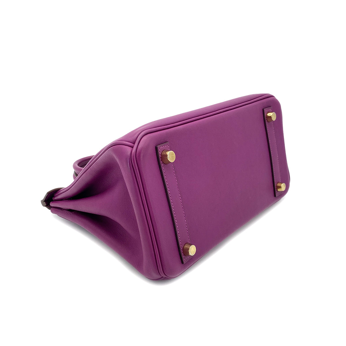 HERMES BIRKIN 25 ANEMONE SWIFT HAND BAG □R GHW 90274036