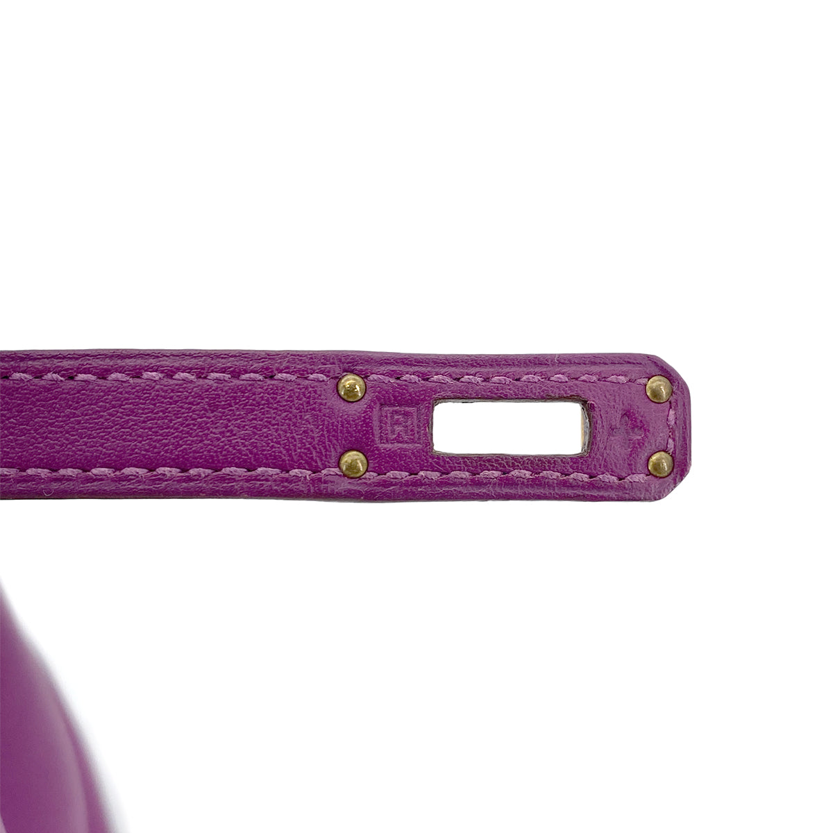 HERMES BIRKIN 25 ANEMONE SWIFT HAND BAG □R GHW 90274036