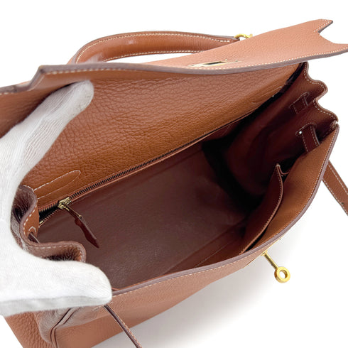 HERMES KELLY 32 RETOURNE ETRUSQUE TAURILLON CLEMENCE HAND SHOULDER BAG □H GHW 90274037 - PURPOSE