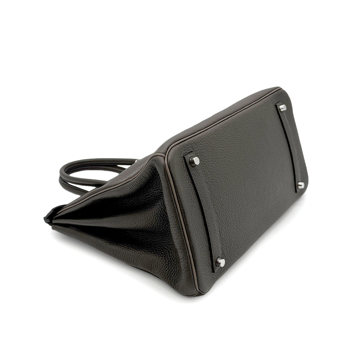 HERMES BIRKIN 35 SPO ETAIN ETOUPE TAURILLON CLEMENCE HAND BAG □Q SHW 90274040