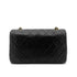 CHANEL VINTAGE FULL FLAP CHAIN SHOULDER BAG BLACK LAMB SKIN 90274042 - PURPOSE