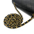 CHANEL VINTAGE FULL FLAP CHAIN SHOULDER BAG BLACK LAMB SKIN 90274042 - PURPOSE
