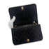 CHANEL VINTAGE FULL FLAP CHAIN SHOULDER BAG BLACK LAMB SKIN 90274042 - PURPOSE