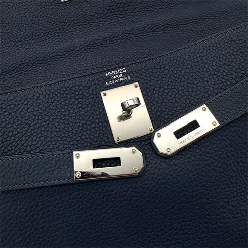 HERMES SHOULDER KELLY FRINGE RETOURNE BLUE ABYSSE TAURILLON CLEMENCE □M SHW 90274052 - PURPOSE
