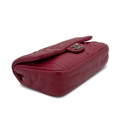 CHANEL PARIDARAS CHAIN SHOULDER BAG STAR RED LAMB SKIN 90274053 - PURPOSE