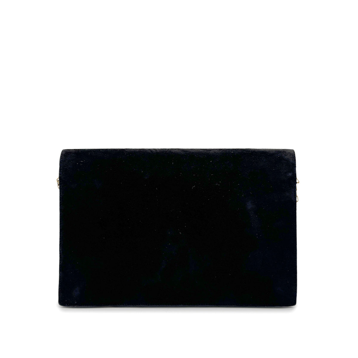 HERMES LYDIE BLACK DEBRIS CLUTCH SHOULDER BAG 〇F 90274054