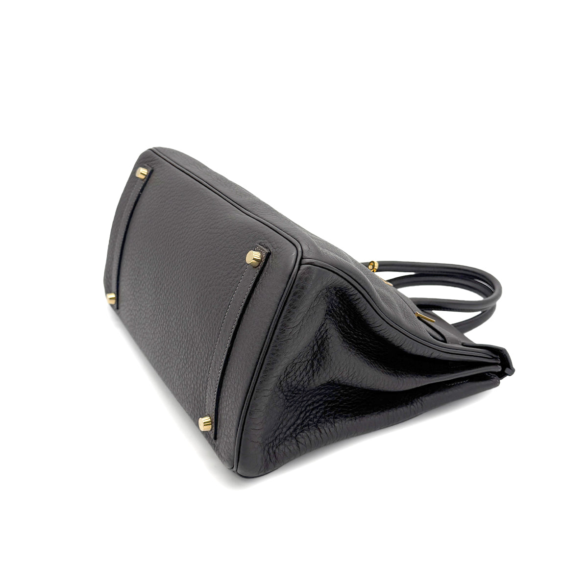 HERMES BIRKIN 35 BROWN TAURILLON CLEMENCE HAND BAG ▢F 90274060