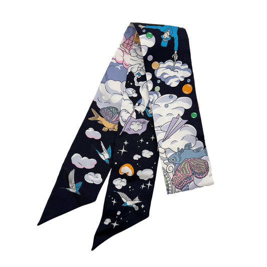 HERMES TWILLY SUR MON NUAGE SCARF MULTICOLOR 90274082