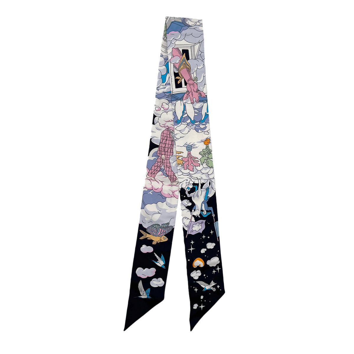 HERMES TWILLY SUR MON NUAGE SCARF MULTICOLOR 90274082