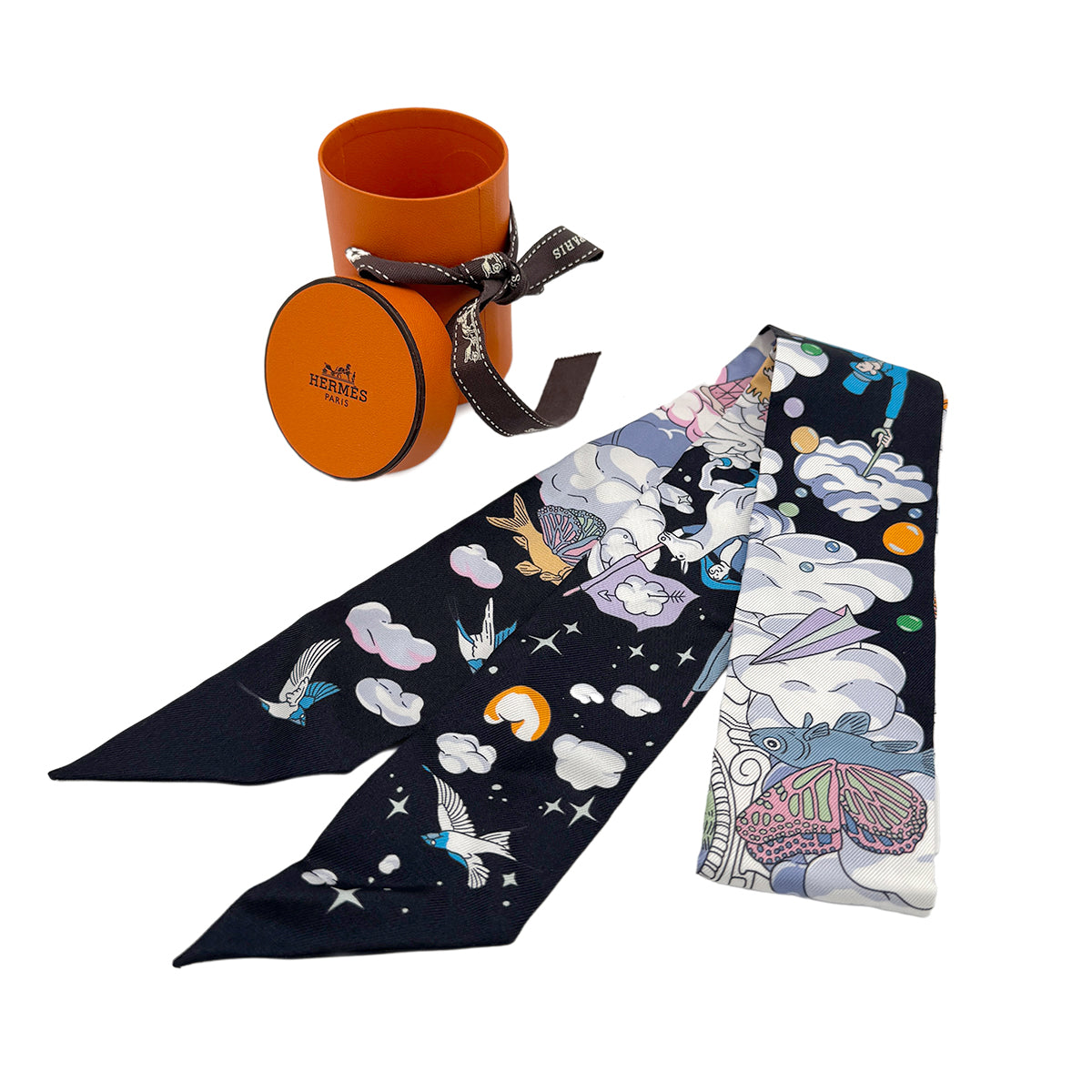 HERMES TWILLY SUR MON NUAGE SCARF MULTICOLOR 90274082