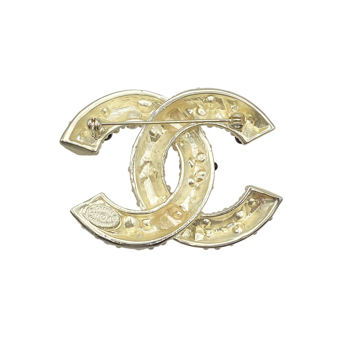 CHANEL COCOMARK BROOCH FAUX PEARL ACCESSORY 17A 90274089