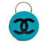 CHANEL VINTAGE ROUND VANITY HAND BAG BLUE ENAMEL 90274190 - PURPOSE
