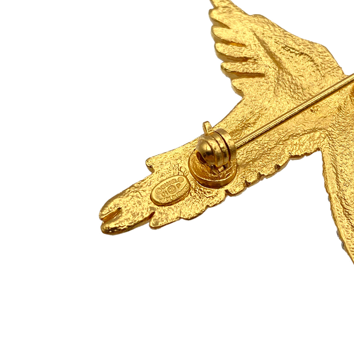 CHANEL EAGLE COCOMARK BROOCH RHINESTONE ACCESSORY 01P 90274191