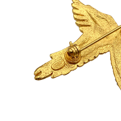 CHANEL EAGLE COCOMARK BROOCH RHINESTONE ACCESSORY 01P 90274191 - PURPOSE