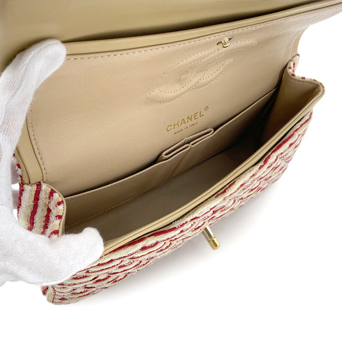 CHANEL FAKEPEARL CHAIN SHOULDER BAG MULTICOLOR CANVAS 90274411 - PURPOSE