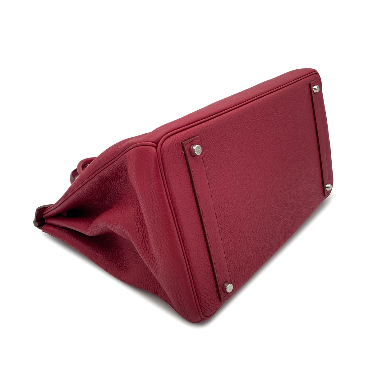 HERMES BIRKIN 40 RUBIS TOGO HAND BAG □N SHW 90274416