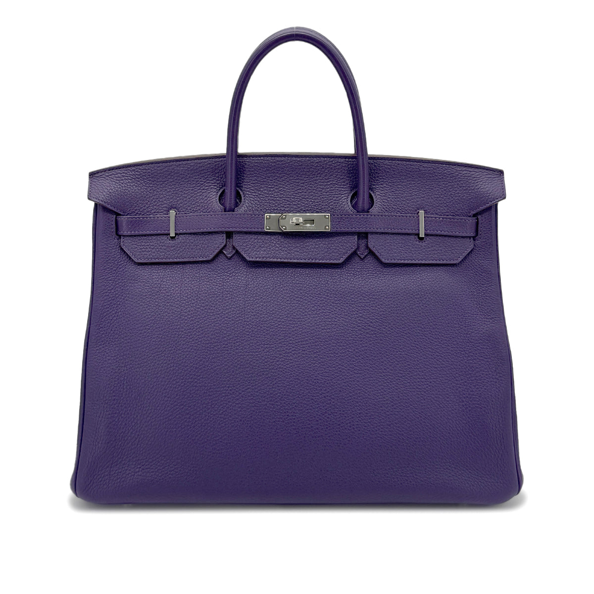 HERMES BIRKIN 40 IRIS TOGO HAND BAG □N SHW 90274417