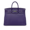 HERMES BIRKIN 40 IRIS TOGO HAND BAG □N PALLADIUM HARDWARE 90274417 - PURPOSE