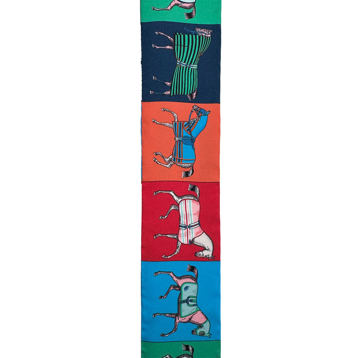 HERMES TWILLY COUVERTURES NOUVELLES SCARF MULTICOLOR SILK 90274451