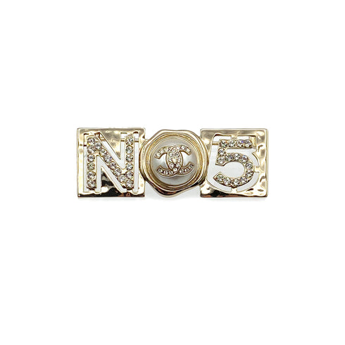 CHANEL No.5 COCOMARK BROOCH RHINESTONE FAKEPEARL ACCESSORY B22S 90274468 - PURPOSE