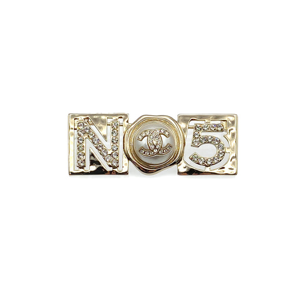 CHANEL No.5 COCOMARK BROOCH RHINESTONE FAKEPEARL ACCESSORY B22S 90274468 - PURPOSE