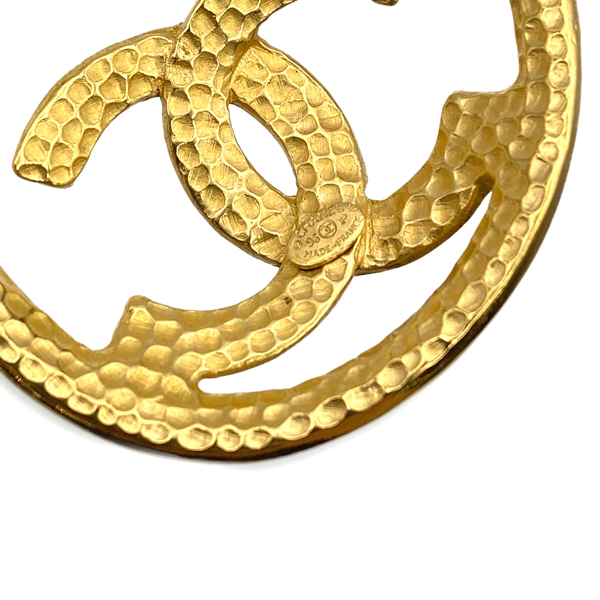 CHANEL VINTAGE EARRINGS COCOMARK SWING ACCESSORY 96P 90274469
