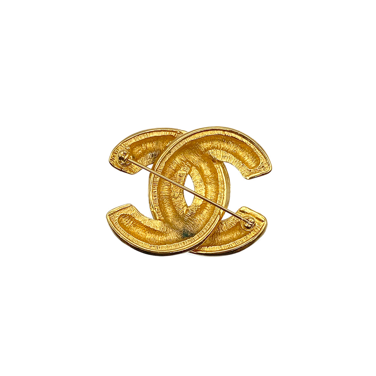 CHANEL VINTAGE COCOMARK BROOCH GOLD ACCESSORY 90274472