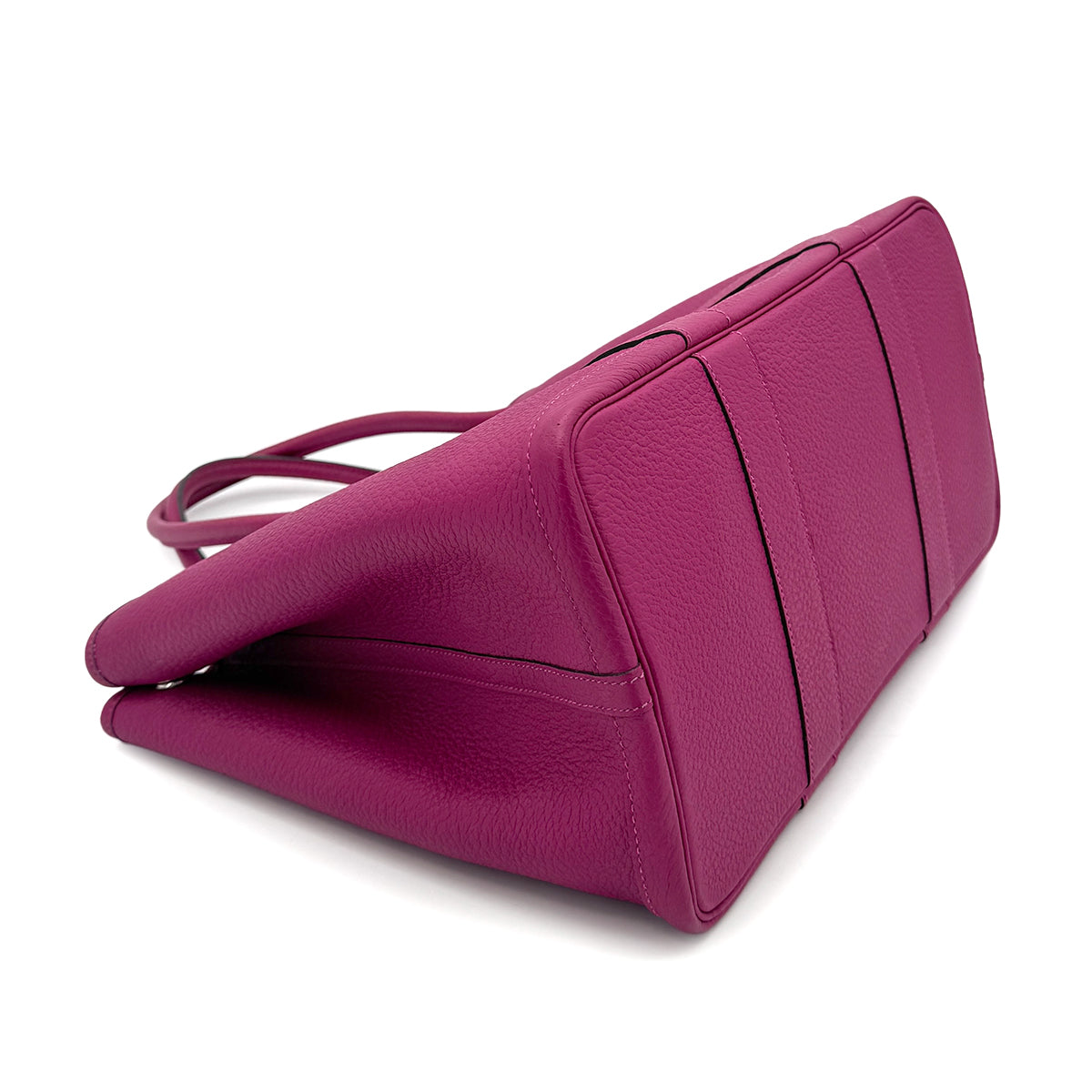HERMES GARDEN PARTY PM ROSE PURPLE VEAU NEGONDA TOTE BAG C 90274474