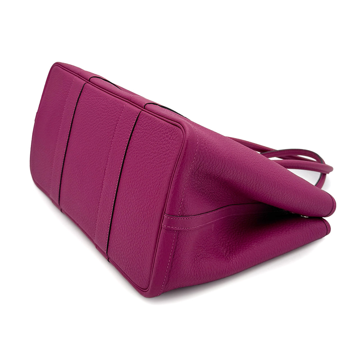 HERMES GARDEN PARTY PM ROSE PURPLE VEAU NEGONDA TOTE BAG C 90274474