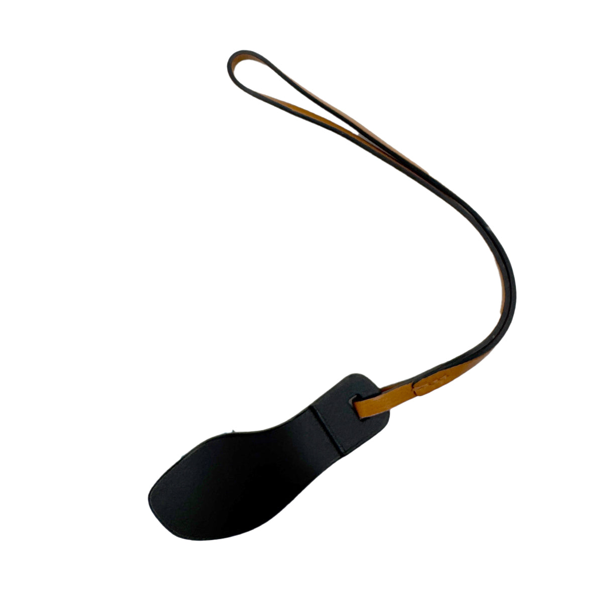 HERMES BAG CHARM ORAN NANO BLEU FRANCE NATUREL SABLE BLACK VEAU EPSOM VEAU BUTLER VACHE HUNTER 90274476