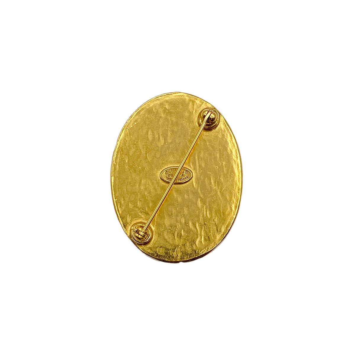 CHANEL VINTAGE COCOMARK BROOCH OVAL ACCESSORY 96A 90274482