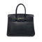 HERMES BIRKIN 30 BLACK VACHE LIEGEE HAND BAG □J SHW 90274836 - PURPOSE