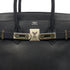 HERMES BIRKIN 30 BLACK VACHE LIEGEE HAND BAG □J SHW 90274836 - PURPOSE